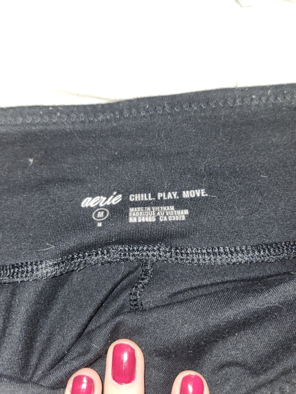 aerie black high-waist leggings